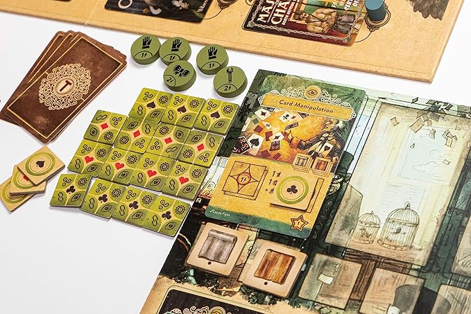 Mindclash Games Trickerion - Legends of Illusion Base Game | Victorian Steampunk Worker Placement Game for 2-4 Players | 48 Unique Trick Cards &amp Action Selection Mechanics