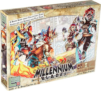 Level 99 Games Millennium Blades Board Game | CCG Simulator Game | Strategy Game for Adults and Kids | Ages 14+ | 2-5 Players | Average Playtime 120-180 Minutes | Made by Level 99 Games