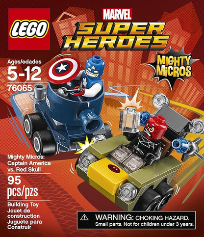 LEGO Super Heroes Mighty Micros: Captain America vs Red Skull 76065 Building Kit (95 Piece)