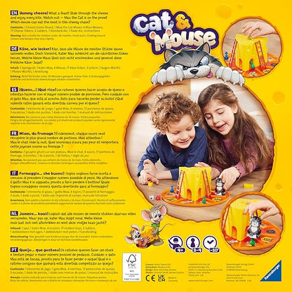 Ravensburger Cat &amp Mouse Board Games for Children Age 4 Years Up - 2 to 4 Players - Kids Gifts