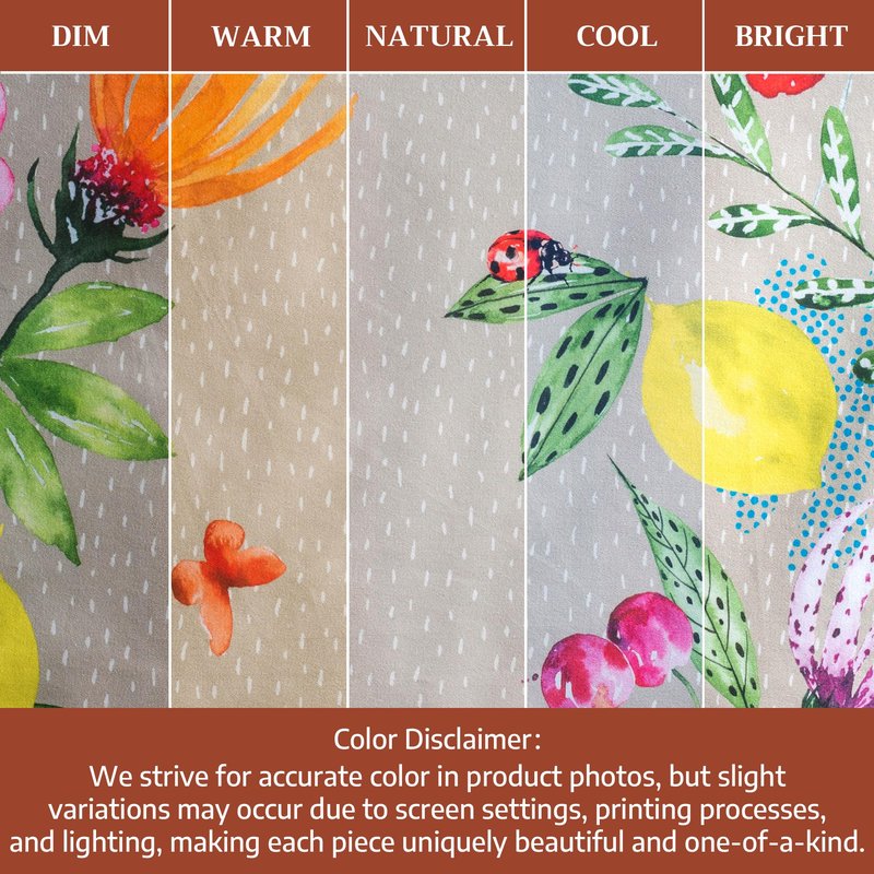Maison d' Hermine Table Cloth Round Table 100% Cotton 69 Round Inches Tablecloth Reusable Decorative for Dining Kitchen Room Farmhouse Home Gifts for Mothers Day Spring Summer - Jardin D'Ete - Fog