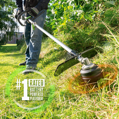 EGO MST1501 Multi Combo Kit: 15-Inch String Trimmer & Power Head with 5.0Ah Battery & Charger Included, Plus Extra (1) BCA1220 12” Brush Cutter Attachment