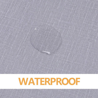 sancua 100% Waterproof Rectangle PVC Tablecloth - 54 x 108 Inch - Oil Proof Spill Proof Vinyl Table Cloth, Wipe Clean Table Cover for Dining Tables, Buffet Parties and Camping, Grey