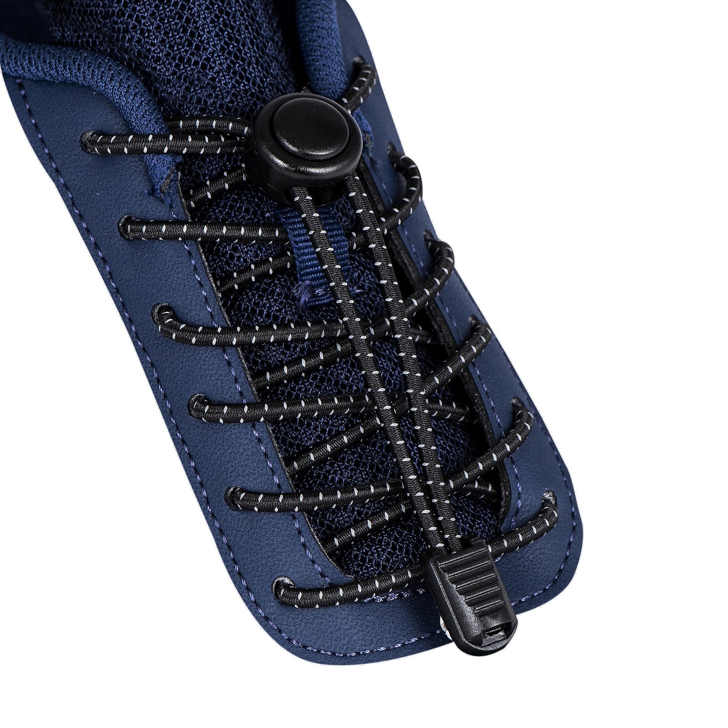 No Tie Shoelaces - Tieless Elastic Shoe Laces - Strong Lock Shoelaces for Sneakers - One Size Fits All for Adults and Kids(Black)