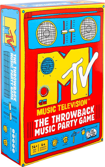 Big Potato MTV Game The Music Throwback Party Quiz Board Game for Adults and Teens Ages 14 and up