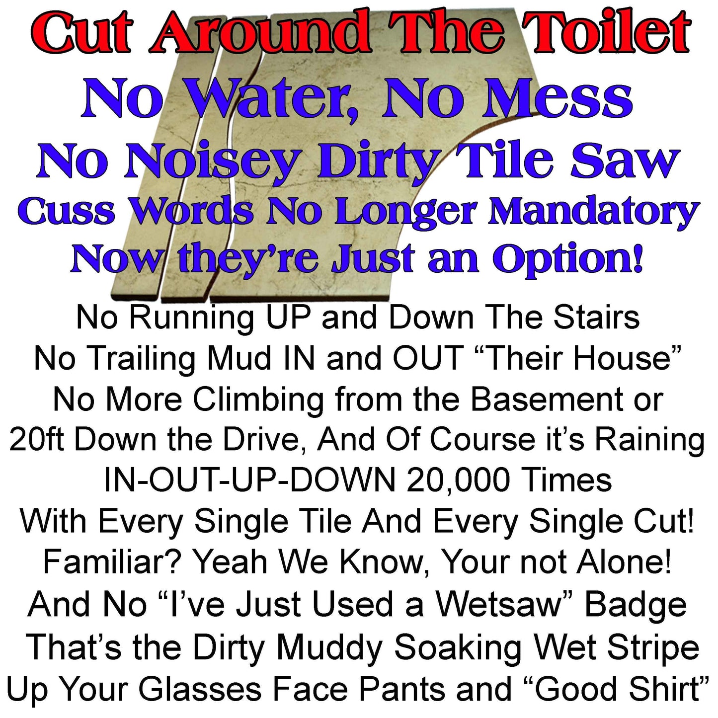 Left Handed Tile Cutter Kit 4 Porcelain Tile Drills Diamond Hole Saw for Taps Saw Blade for Notching Grinder Tile Saw for Cutting Out Sockets Tile File for Trimming Edges Grout Rake for Cleaning Grout