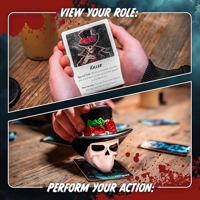 The Deceivers – Murder Mystery Party Game | Like Werewolf | Adult Board Game Night Family Games Secret Spy Games &amp Traitor Role-Playing | Bluffing Deception and Strategy - CRYPTIC KILLERS