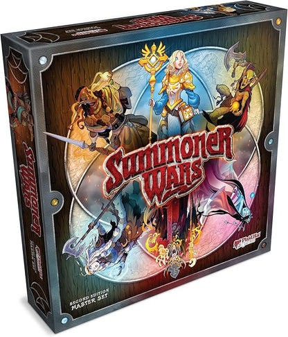 Plaid Hat Games Summoner Wars Second Edition Master Set – Tactical Dueling Card Game – Includes 6 Faction Decks Custom Dice and Game Board – Ages 9+ 2 Players