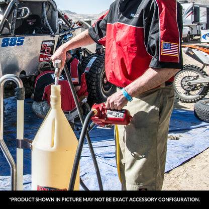 Fill-Rite RD812NH 12V 8 GPM Portable Fuel Transfer Pump w/Discharge Hose, Manual Nozzle, Power Cable/Clips, & Suction Hose