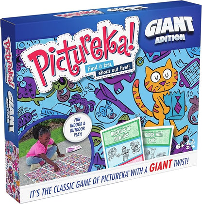 Spin Master Games Pictureka. Giant Edition Family Game for Indoor &amp Outdoor Fun with Big Oversized Board for Family and Kids 2-4 Players Ages 6 &amp Up