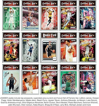 LOADED! Basketball Collector's Box: 4 Certified Mint+ Rookie Cards &amp Rarities - Victor Wembanyama LeBron James Cooper Flagg Luka Doncic Steph Curry Giannis &amp More