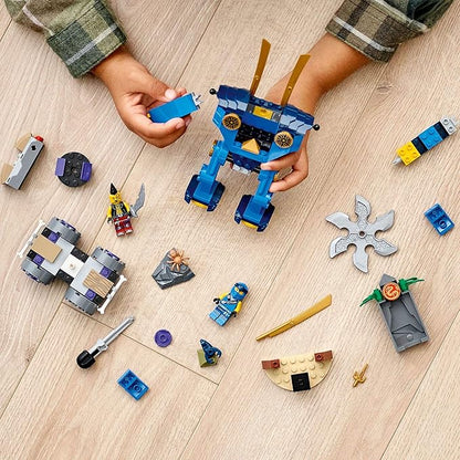 LEGO NINJAGO Legacy Jay’s Electro Mech 71740 Ninja Toy Building Kit Featuring Collectible Minifigures Great Gift for Kids Aged 4 and Up Who Love Imaginative Toys New 2021 (106 Pieces)