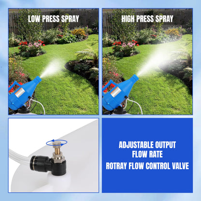 Ralosyn 4.5L Electric ULV Fogger Sprayer 1.2 Gallon Portable Cold Mist Machine Spraying 30ft Spray Distance for Home, Yard, School, Garden, Church, Hotel, 2 Pack