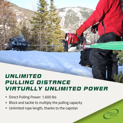 Portable Gas Winch - PCW3000 by Portable Winch Co.