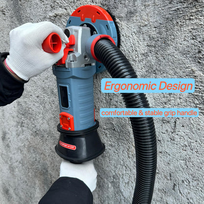 Wohenhao 5 Inch Concrete Planer 1500W with Dust Extraction Shroud and Diamond Cup Wheel, Floor Carpet Vinyl & Tile Adhesive Removal Machine