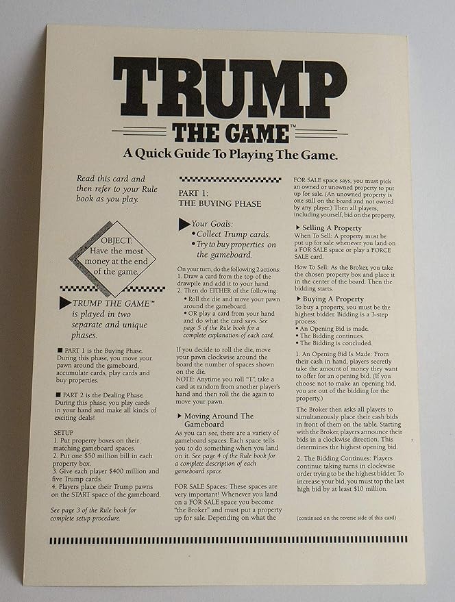 Trump the Game