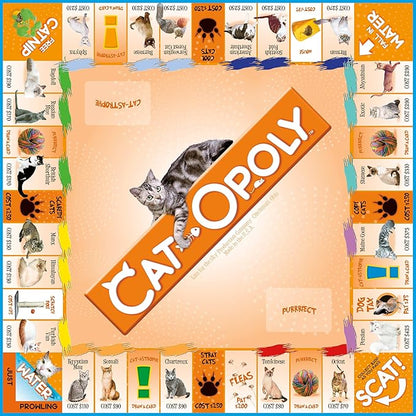 Late for the Sky CAT-opoly Cat Board Game Family Property Trading Strategy for 2-6 Players Ages 8+ Educational Breed Facts Tokens Screen-Free Fun