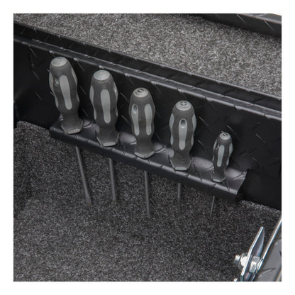 UWS EC10033 Secure Lock 72-Inch Matte Black Heavy-Wall Aluminum Truck Tool Box with Low Profile, RigidCore Lid