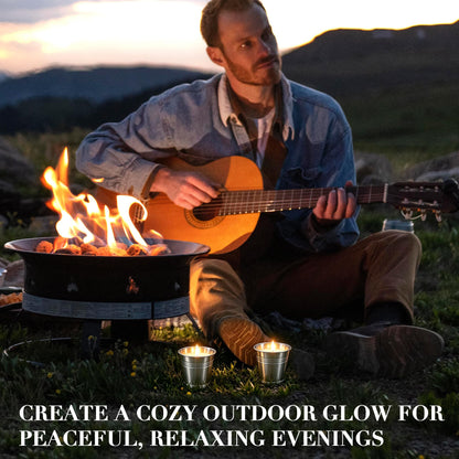 16 Pack Citronella Candles Outdoor for Patio Up to 160 Hours Burning, 2oz Small Citronella Candle Bulk Soy Wax, Summer Outdoor Candle for Yard Balcony Garden Porch Camping Outside