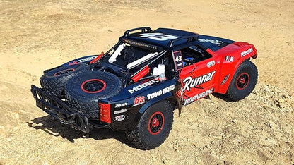 FSRC RC Truck1/7 Model TT 6S/8S Blue/Red High-Speed Off-Road Desert Truckr RC car Short-Course Truck 4WD 100km/h+(6S-RED)