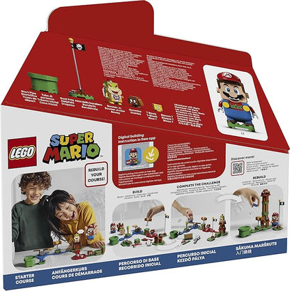Lego Super Mario Adventures with Mario Starter Course Set Buildable Toy Game Collectible Gifts for Kids Boys &amp Girls 6 Plus Year Old with Interactive Figure 71360