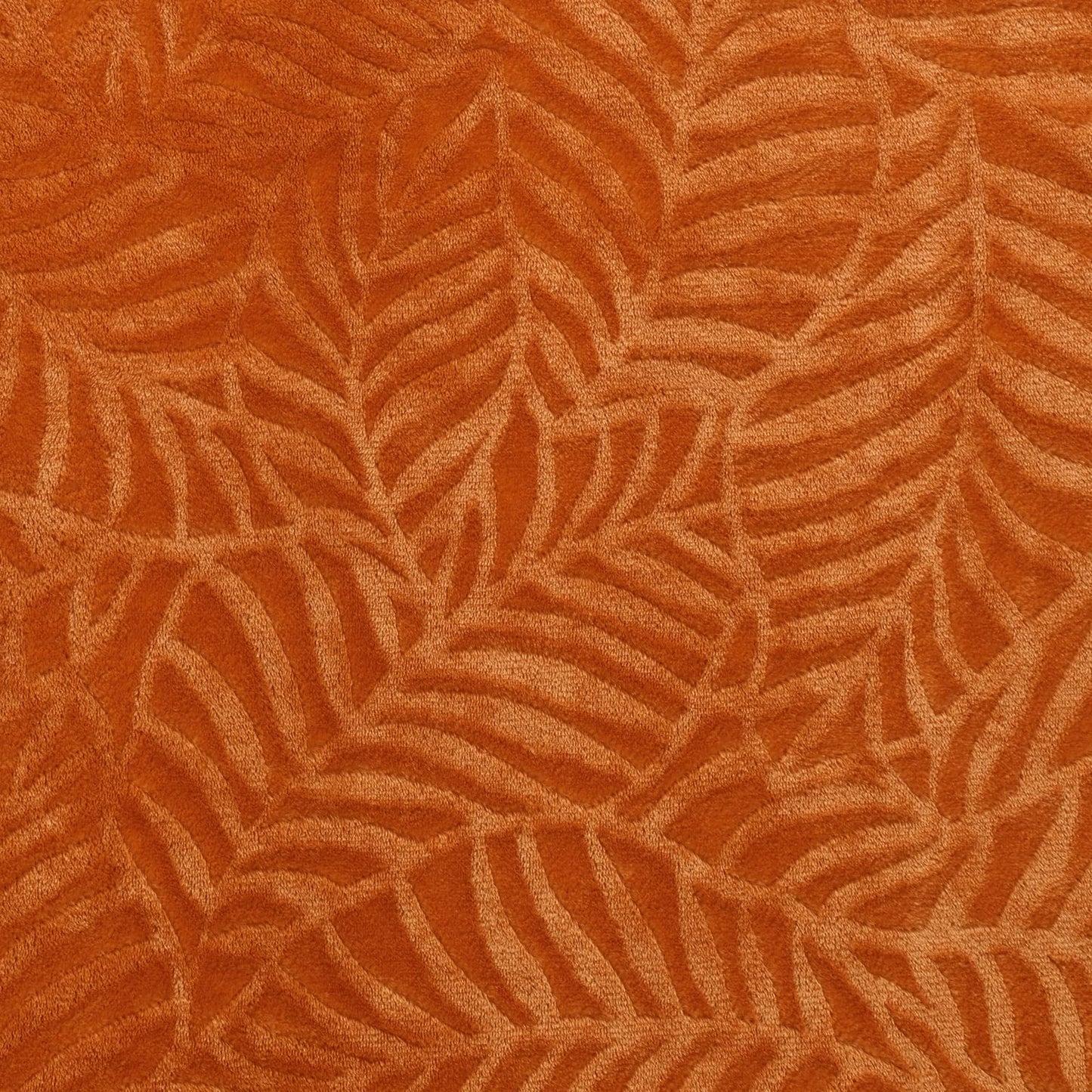 SOCHOW Super Soft Flannel Fleece Fall Throw Blanket, Lightweight Cozy Warm Leaves Textured Plush Blanket for Bed Couch Sofa, 50 x 60 Inches, Orange