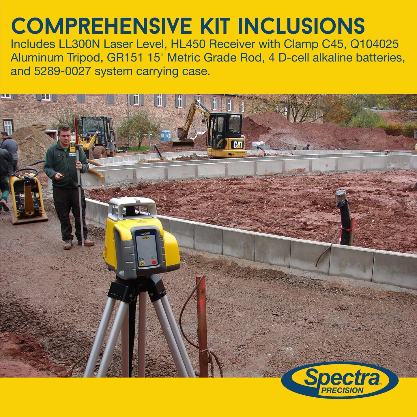 Spectra Precision Laser Level, Self Leveling Kit