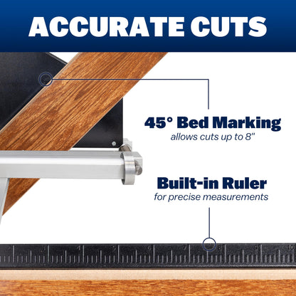 MARSHALLTOWN Ultra-Lite Flooring Cutter 13", Made in the USA, Cuts Vinyl Plank, Laminate, Engineered Hardwood, Siding, and More - Honing Stone Included