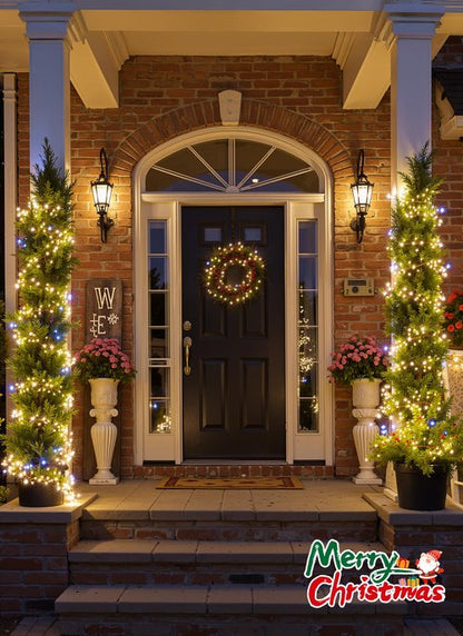 Fairy Lights Plug in, 10FT 200LEDs Twinkle String Lights, Ramadan Decorations Indoor Outdoor for Home Garden Stairs Table Tree, Waterproof, DIY Wreath, Christmas Decor