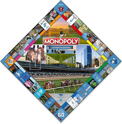 Monopoly Board Game Lexington Edition: 2-6 Players Family Board Games for Kids and Adults Board Games for Kids 8 and up for Kids and Adults Ideal for Game Night