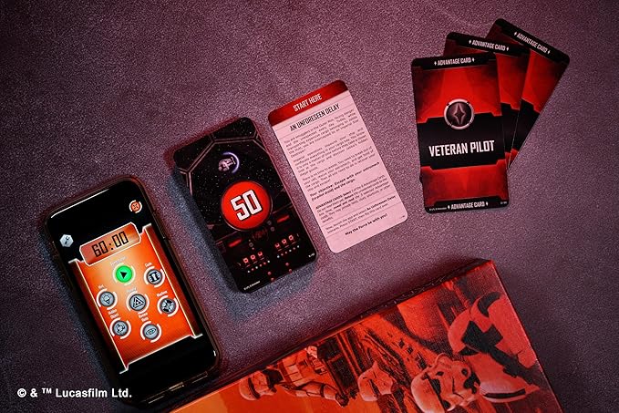 Asmodee Star Wars UNLOCK! The Escape Game - Embark on Epic Escape Room Adventures in a Galaxy Far Far Away Cooperative Game for Kids &amp Adults Ages 10+ 1-6 Players 1 Hour Playtime
