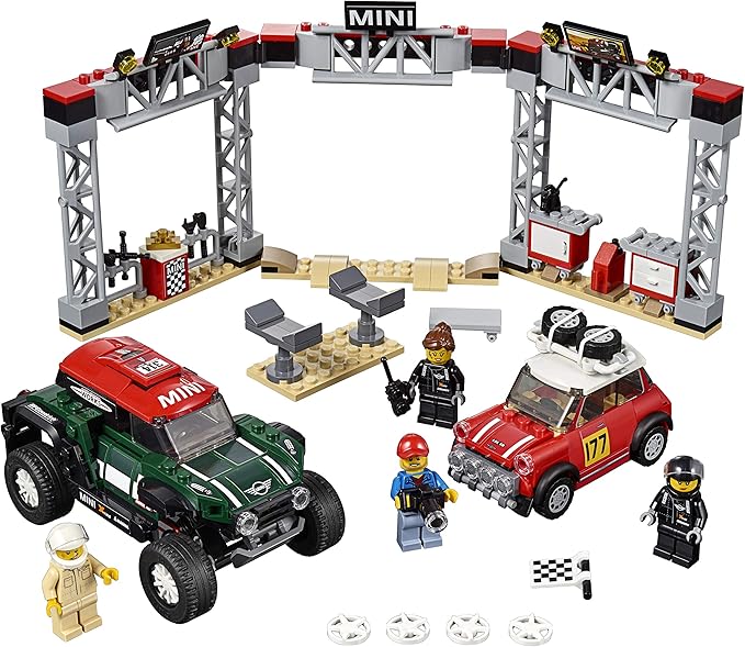 LEGO Speed Champions 1967 Mini Cooper S Rally and 2018 MINI John Cooper Works Buggy 75894 Building Kit (481 Pieces)