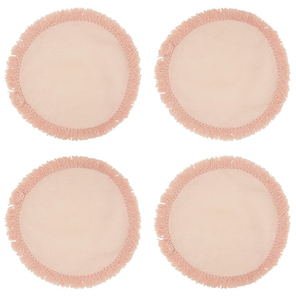 Stonewashed Fringe Placemats (Set of 4)