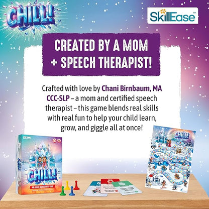 CHILL Anger Management for Kids Ages 5-9 Therapy Games Social Emotional Learning Fun Social Skills Board Game for Therapists &amp Families
