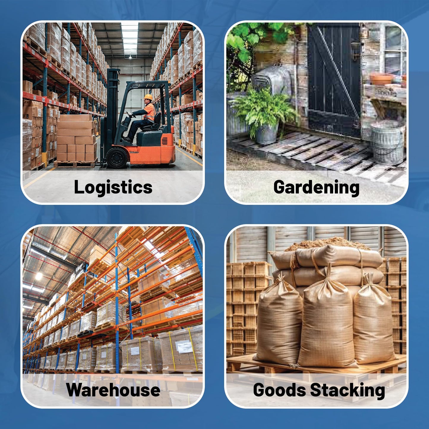 Greaton, Wooden Pallets, Easy for Commercial Use, Strong Sturdy Structure, 38x36x5, 2 Pcs, Wood Finish