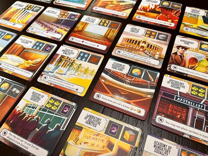 Stonemaier Games: Euphoria: Build a Better Dystopia (Base Game) by Jamey Stegmaier &amp Alan Stone | Competitive Dice Worker Placement Strategy Board Game for Adults &amp Family | 2-6 Players 60 Mi