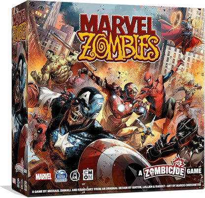 Marvel Zombies - A Zombicide Game: Embrace The Hunger as Heroes Turn Undead in The Ultimate Marvel Crossover! Cooperative Strategy Game Ages 14+ 1-6 Players 90 Minute Playtime Made by CMON
