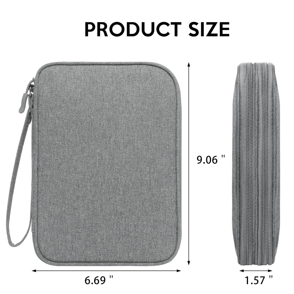 CILLA Electronics Organizer Travel, Travel Cord Organizer Case, Compact Electronics Accessories Bag for Cable, Cord, Charger, Phone
