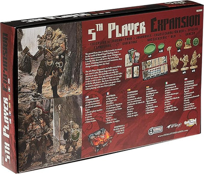 Blood Rage 5th Player Board Game EXPANSION | Strategy Game | Viking Battle Game | Tabletop Miniatures Game for Adults and Teens | Ages 14+ | 2-4 Players | Average Playtime 60-90 Minutes | Made by CMON