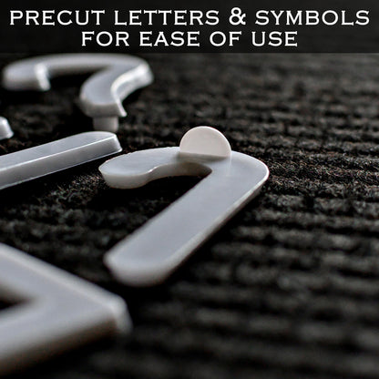Letter Board Plastic Letters Set 2 Inch, Letter Board Letters Only NO BOARD INCLUDED, White Large Felt Board Letters, Plastic Letters Letter Board, Felt Letter Board Letters Symbols