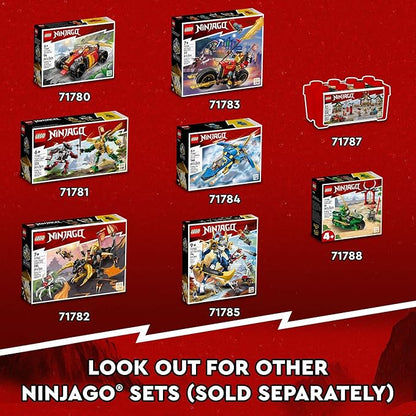 LEGO NINJAGO Zane’s Ice Dragon Creature 71786 2in1 Dragon Toy to Action Figure Warrior Model Building Kit Construction Set for Kids with 5 Minifigures