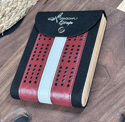 Travel Cribbage Game Board | Lightweight Portable Travel Cribbage Board Set | Travel Games for Adults (Wine &amp White)