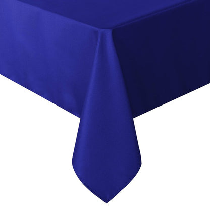 sancua Rectangle Tablecloth - 60 x 102 Inch - Stain and Wrinkle Resistant Washable Polyester Table Cloth, Decorative Fabric Table Cover for Dining Tables, Buffet Parties and Camping, Blue