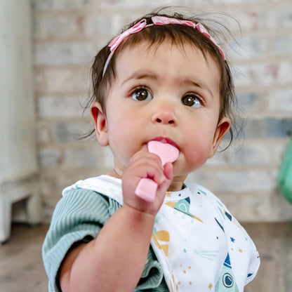 Stephen Joseph Baby Silicone Spoon Set, First Stage Feeding Spoons for Infants, Spoon Set Encourages Self-Feeding, Toddler Feeding Spoons, Farm