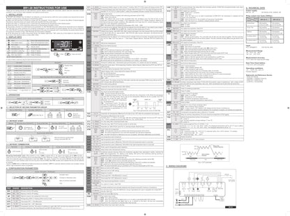 Temperature Control/Display/Probe Kit, LAE BR1 - 219716 - 802804 - 961525 - Dual Voltage - Commercial Freezer & Refrigerator Controller
