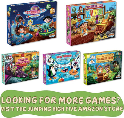 My First Theme Park Board Game for Kids Ages 5+- Build an Amusement Park with Cute Rides &amp Games - Fun Family Tile-Placement Strategy Game - Easy to Learn - Educational Gift for Boys &amp Girls