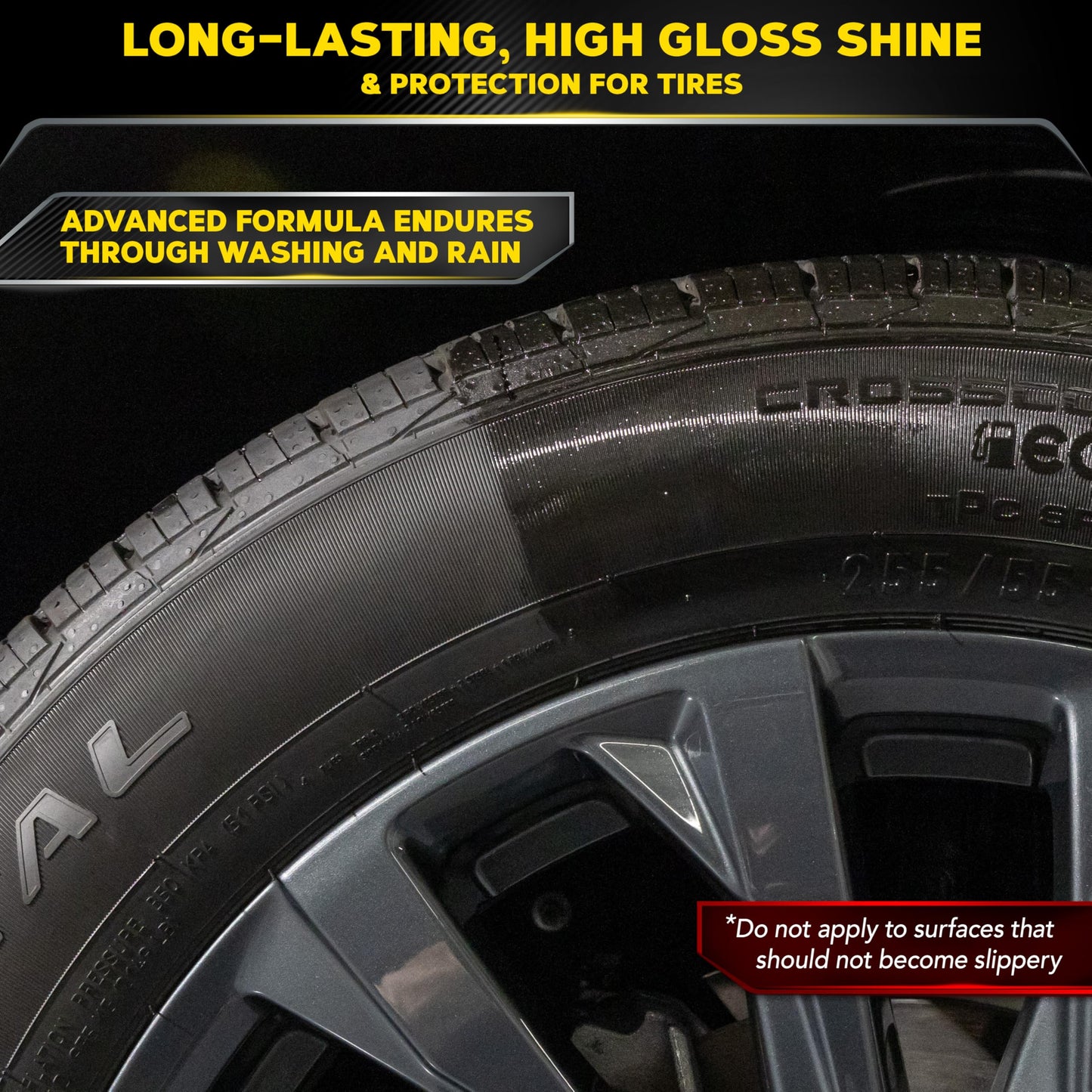 Meguiar's G7516 Endurance Tire Gel, Premium Tire Gel for a Lasting Glossy Shine - 16 Oz Bottle, PURPLE