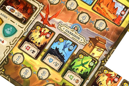 Mindclash Games Emberheart – Mid-Weight Worker Placement &amp Dragon Rescue Strategy Board Game | 2-4 Players | 60-90 Min Playtime | Fantasy Strategy Adventure