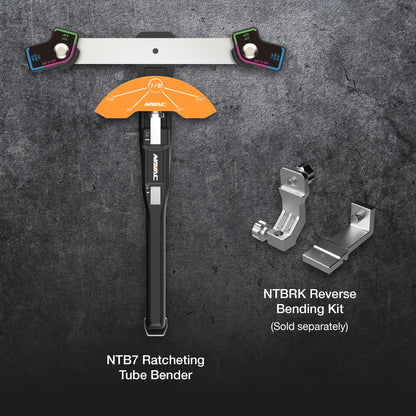 NAVAC NTB7 Ratcheting Tubing Bender for HVAC - Soft Copper Bender for Sizes 1/4, 5/16, 3/8, 1/2, 5/8, 3/4, 7/8 Inch OD