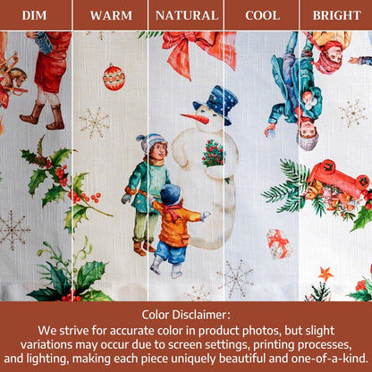 Maison d' Hermine Table Cloth Round Table 100% Cotton 63 Inches Fall Tablecloth Reusable Everyday Use for Thanksgiving Christmas Decorations Dining Farmhouse Party (Chromo)